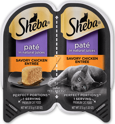 Sheba Premium Paté Savory Chicken Entrée